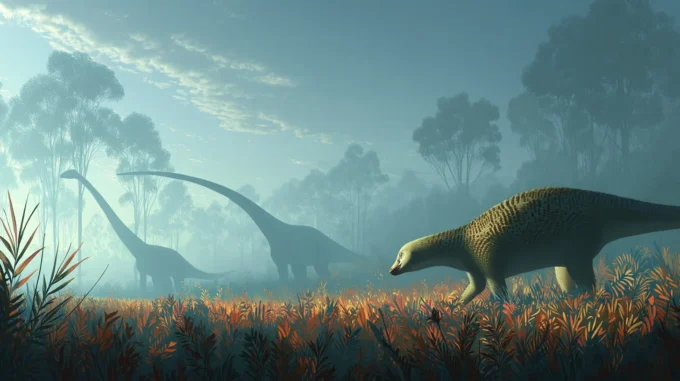 monotreme with dinosaurs