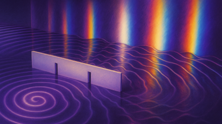 double slit experiment illustration