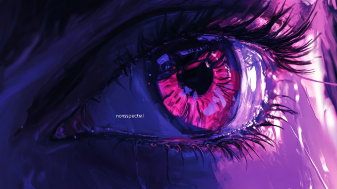 Does purple exist? A visual representation of the nonspectral color the brain creates from red and blue light
