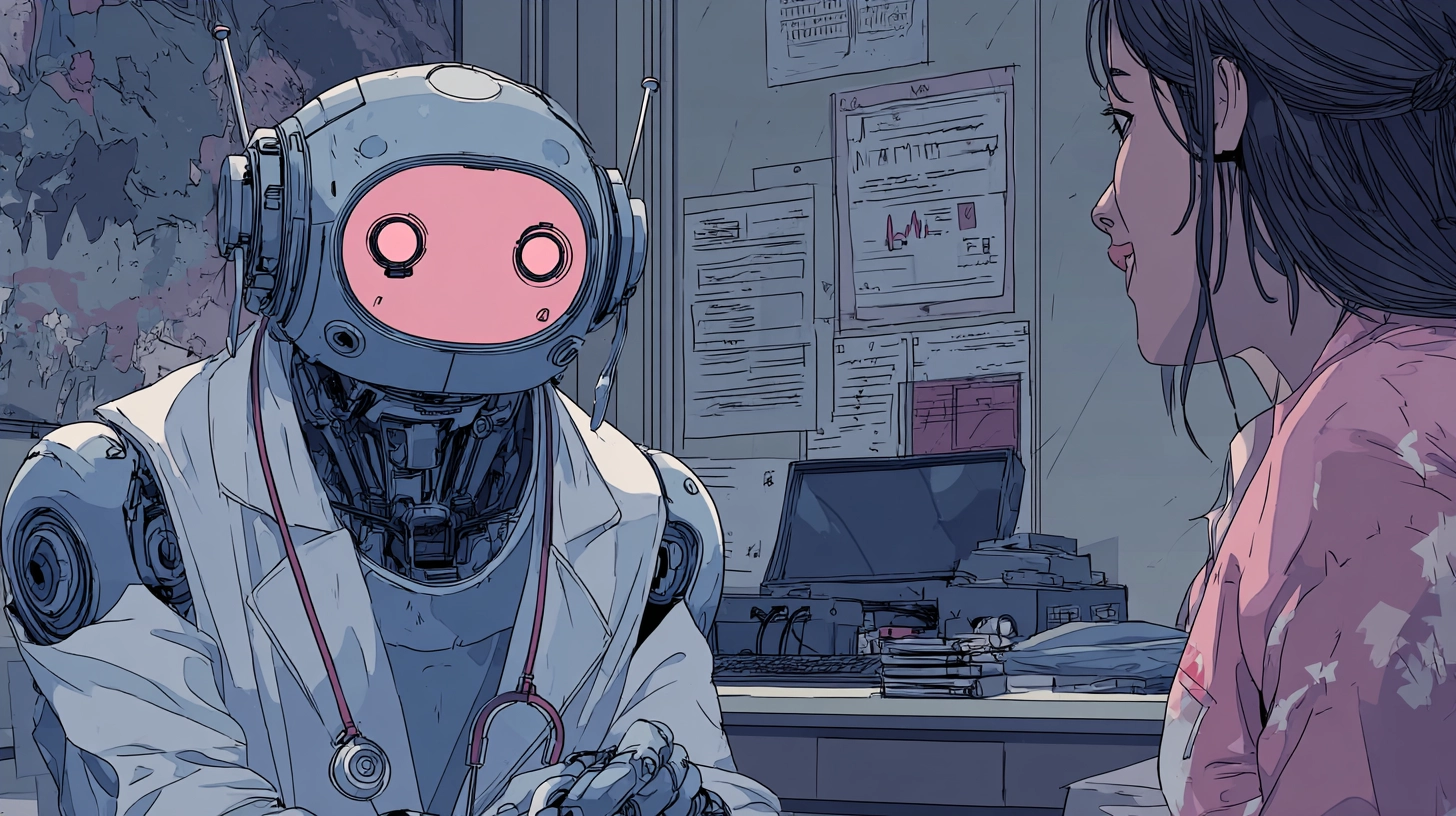 AI Doctors Lie, Even When They Know They Are Wrong 1 An AI doctor talks to his patient in his medical office.